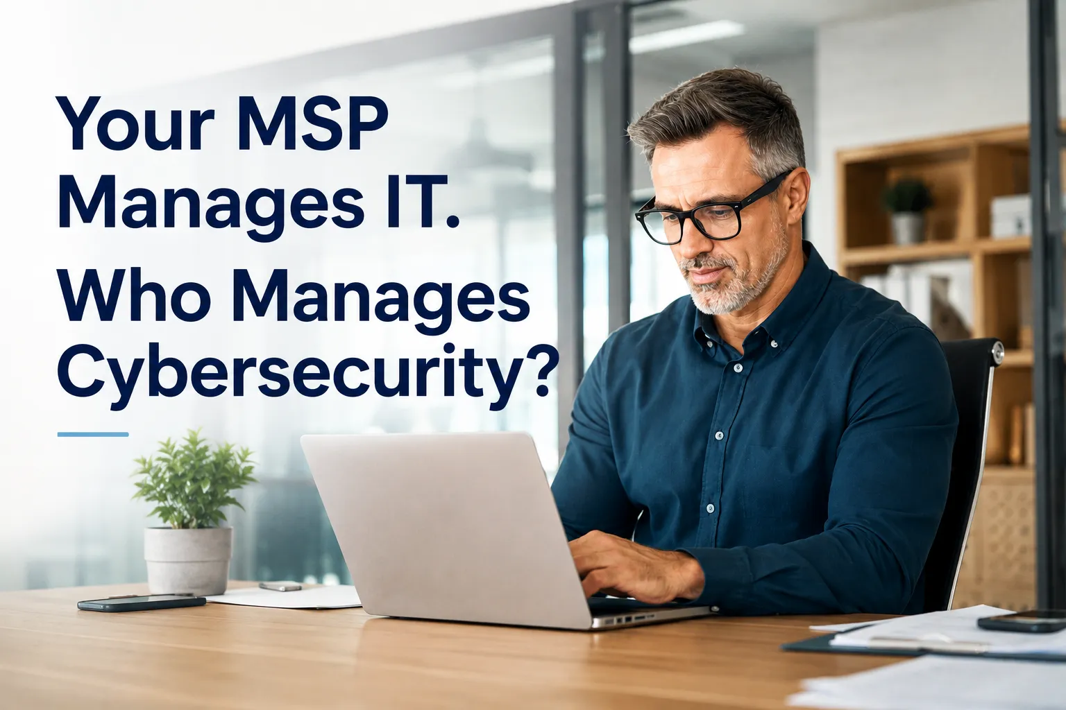 Your MSP Manages IT. Who Manages Cybersecurity?